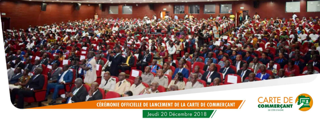 Carte de Commerçant de Côte d'Ivoire-Cérémonie-lancement