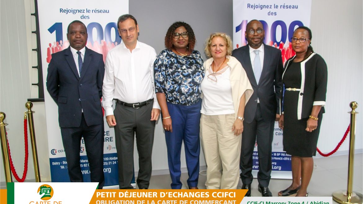 Déjeuner d’échange Chambre de Commerce et d’Industrie France Côte d’Ivoire - Obligation de la Carte de Commerçant